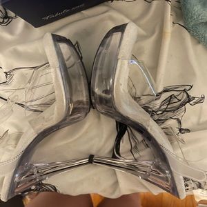 Clear heels